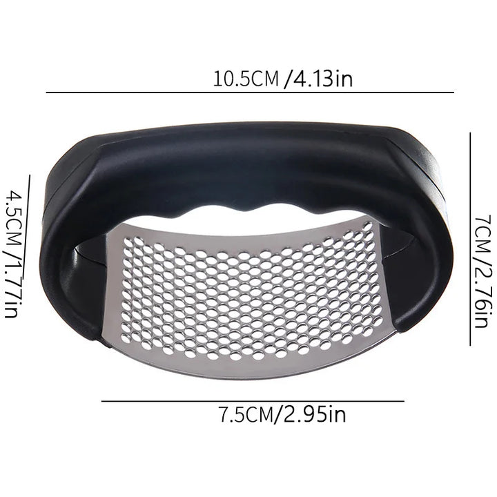 Stainless Steel Garlic Press -  Dishwasher Safe