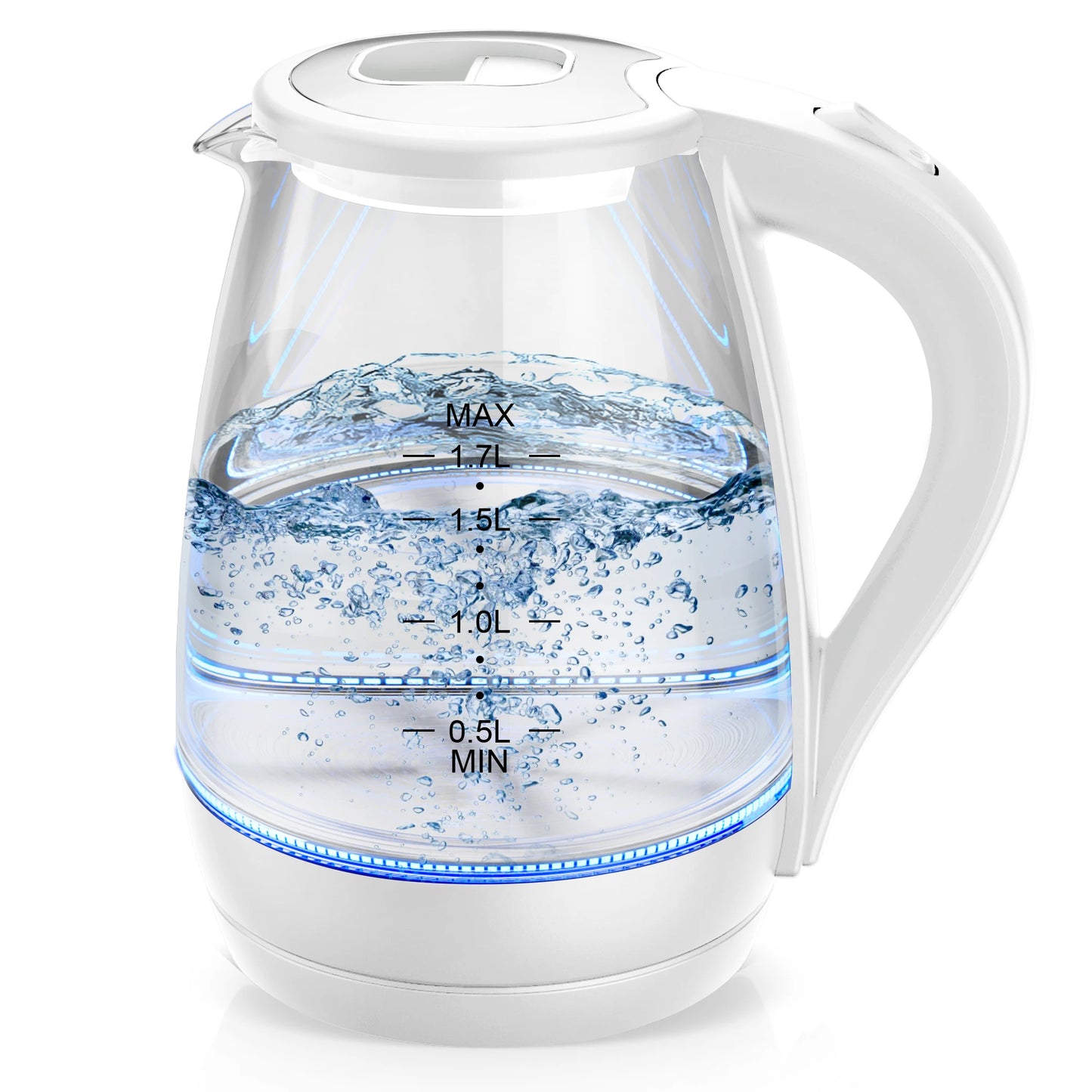 Electric  Glass  Kettle LED Indicator, Fast Boiling