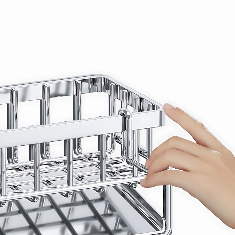Sponge Holder  Faucet Mount, Space-Saving Storage