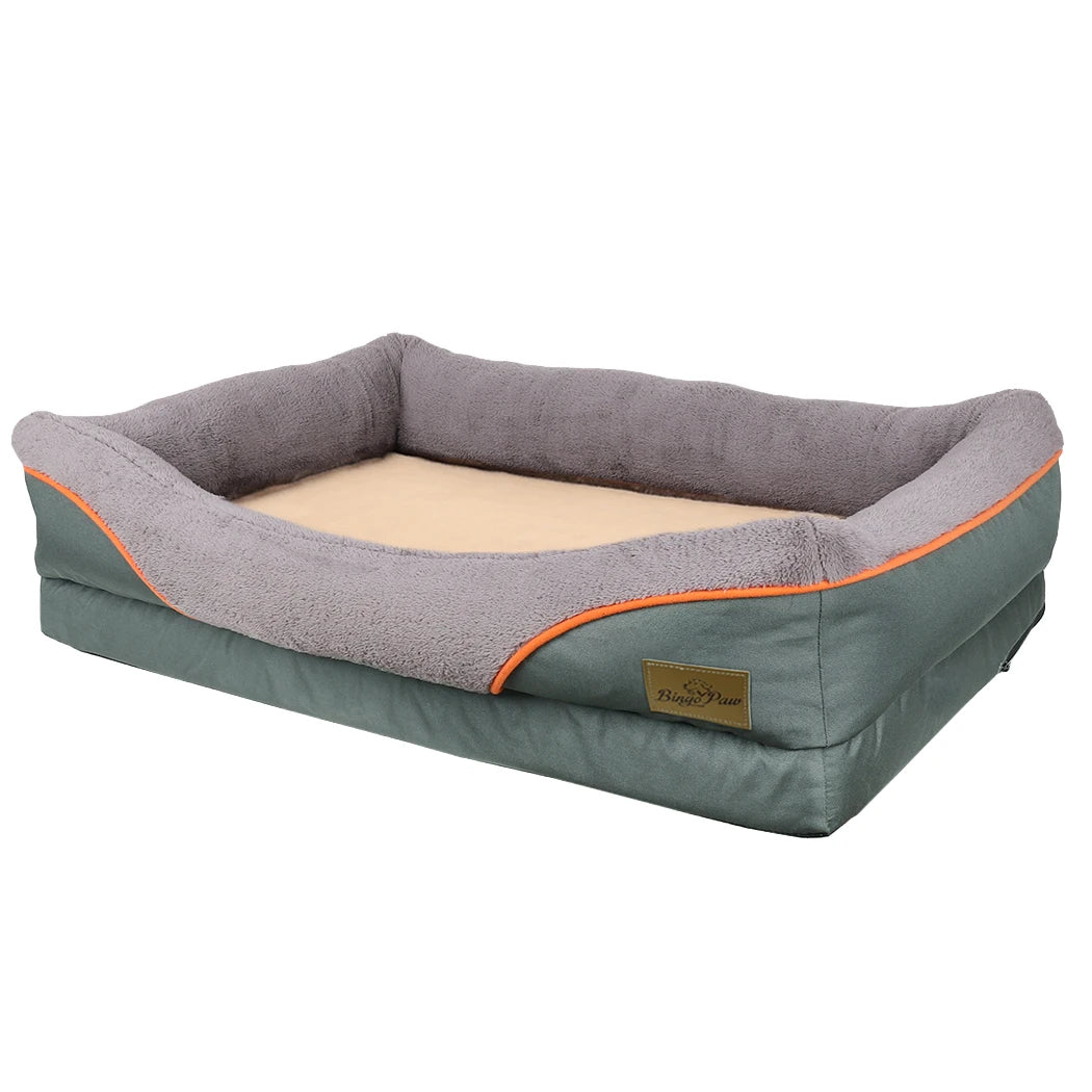 Large Orthopedic Cushion Foam Waterproof Dog Bed