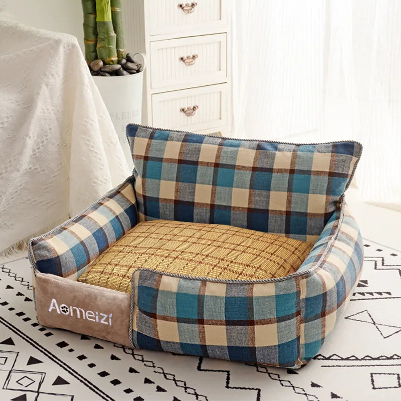 Big Dog Bed Removable Pet Sofa Bed For Small Medium Big Dogs Washable Cat House Mats Soft Pet Sleeping Beds Dog Accessories