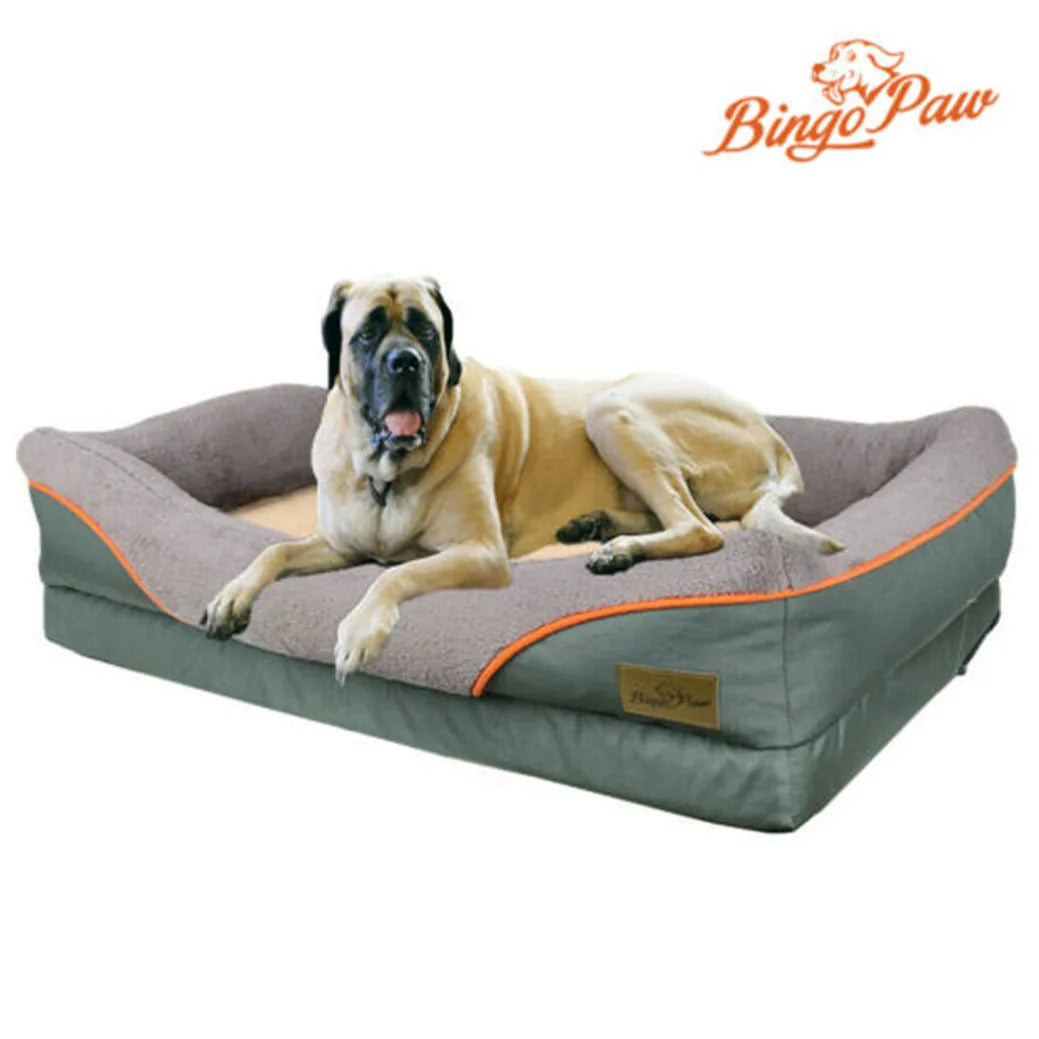 Large Orthopedic Cushion Foam Waterproof Dog Bed