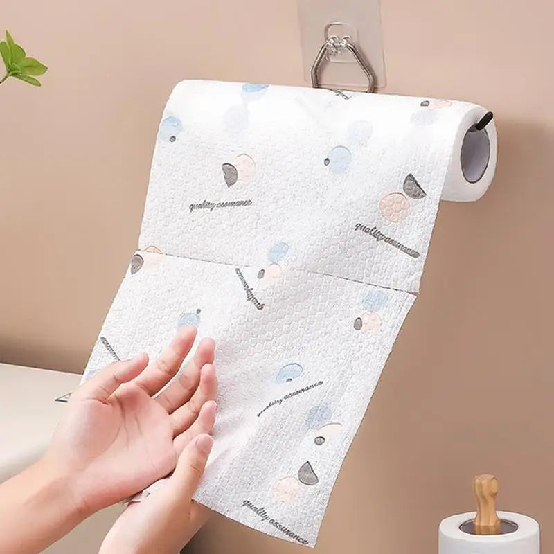 Roll Paper Towels Reusable Cleaning Towels Roll Reusable Household Cleaning Towel Kitchen Hand Towels For Home Cafe Hotel