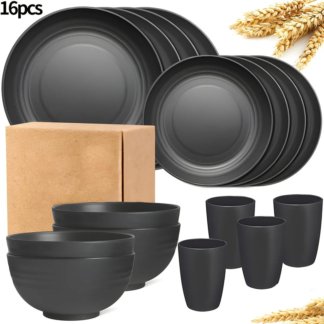 16/32pcs Tableware Set,  Camping Picnic Party, Kitchen