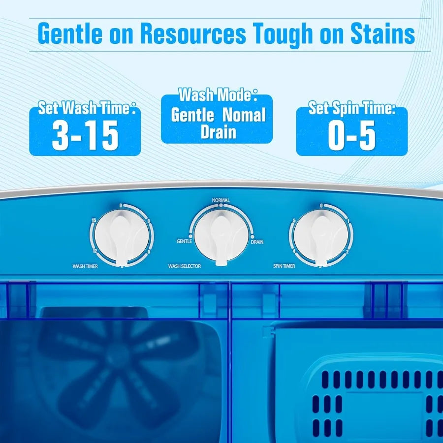 Portable Twin Tub Washing Machine