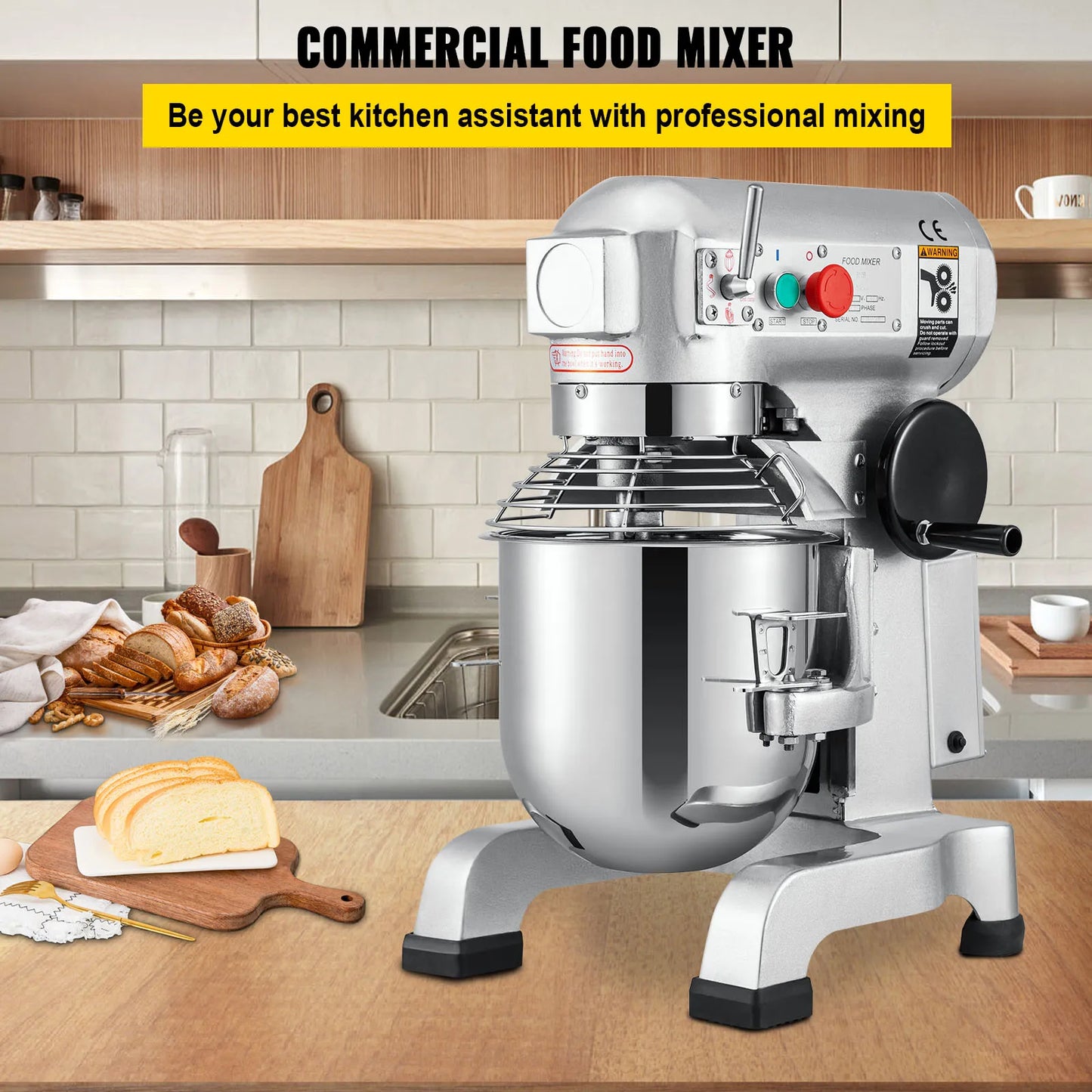 Electric Dough Machine Stainless Steel Commercial Food Stand