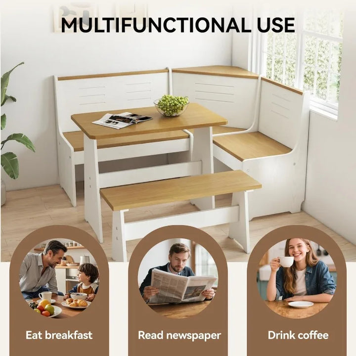 Breakfast Nook Kitchen Corner Dining Table
