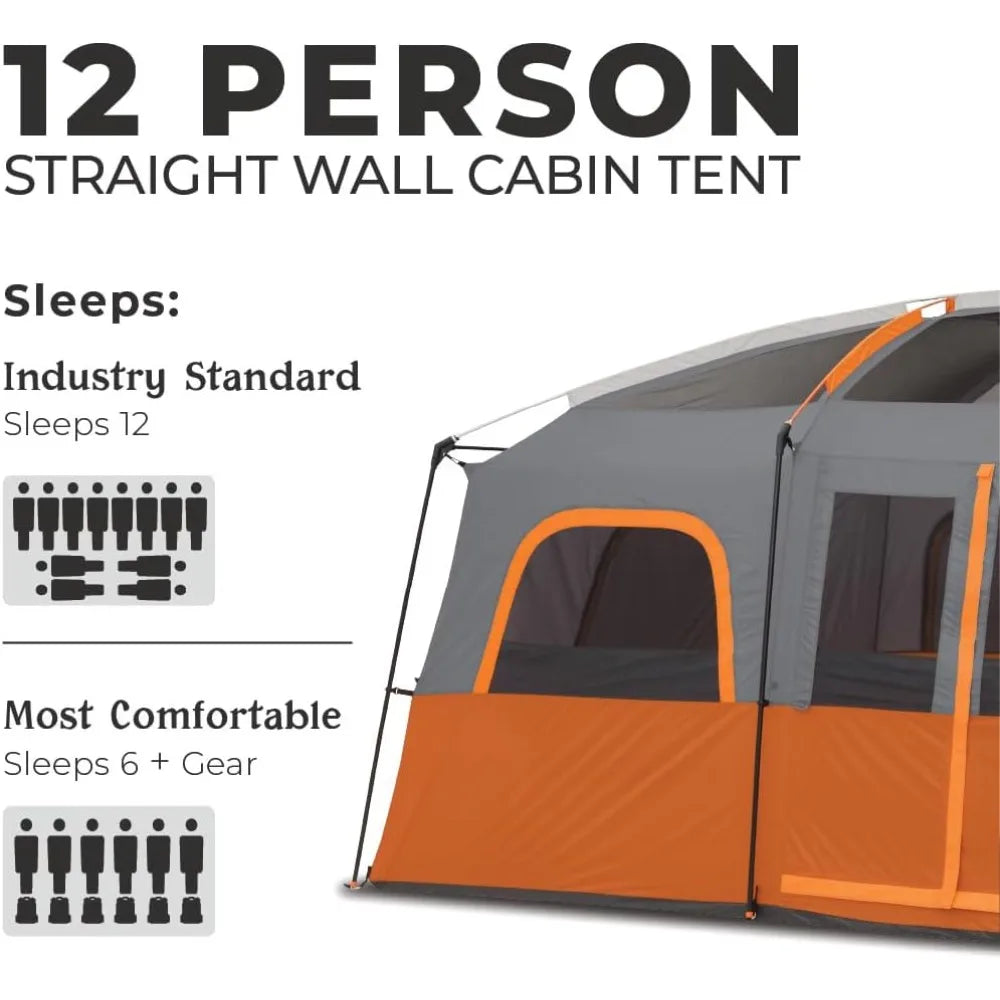 Tent for 12 Person Multi Room  Camping & Adventures