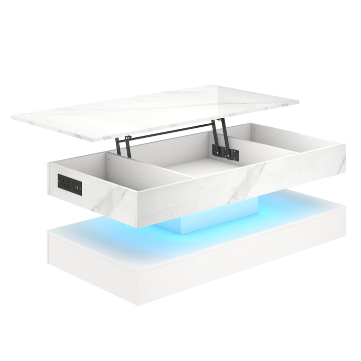 High Glossy LED Coffee Tables for Living Room