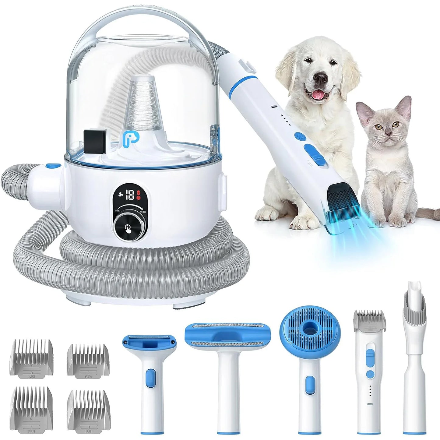 Pet Grooming Kit  with 5 Grooming Tools For Pets