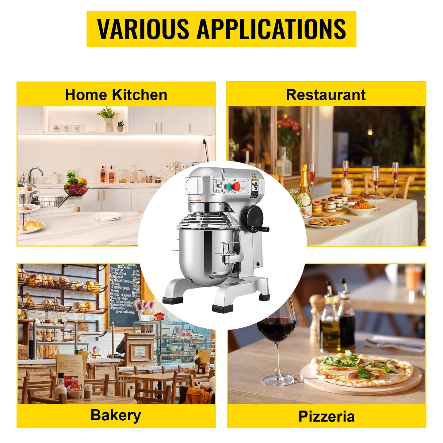 Electric Dough Machine Stainless Steel Food Stand