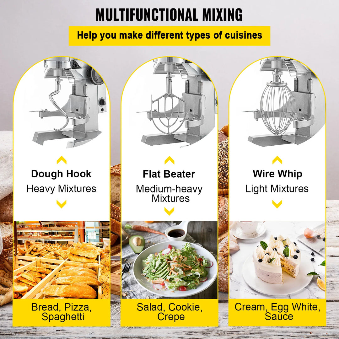 Electric Dough Machine Stainless Steel Food Stand