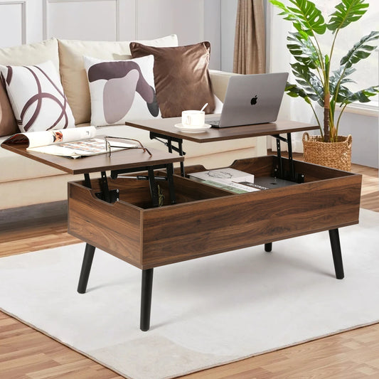 Lift Top Coffee Table with Hidden  Compartment