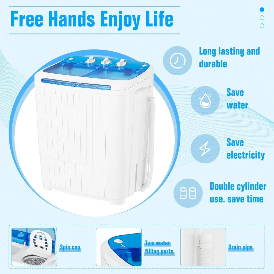 Portable Twin Tub Washing Machine