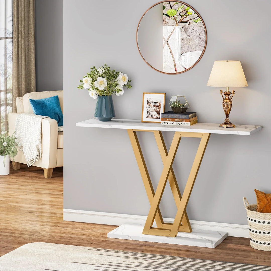 43 Inch Console Table  Living Room Furniture