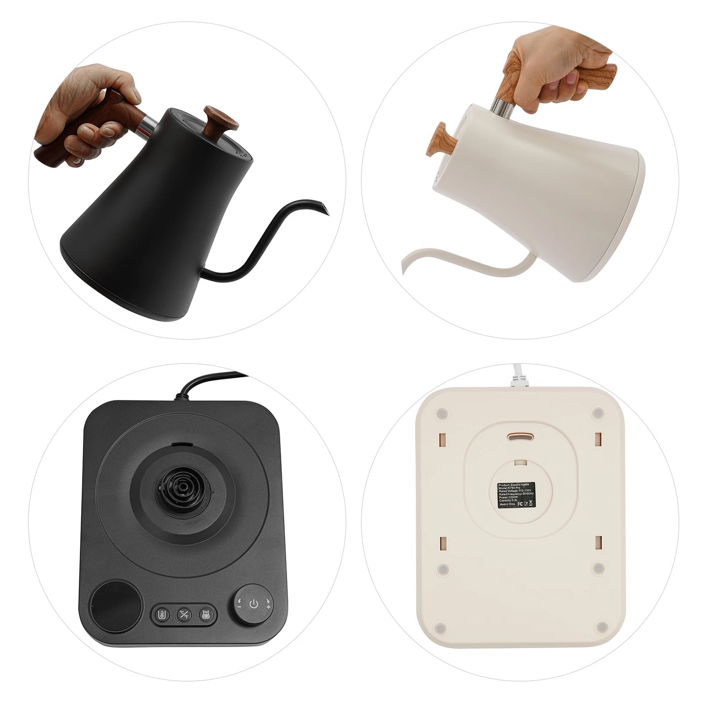 Gooseneck  Kettle with LED Control for Coffee & Tea