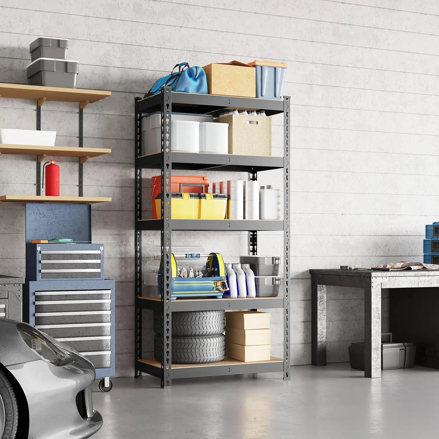 Storage Shelves, 5 Tier Heavy Duty   Garage Pantry