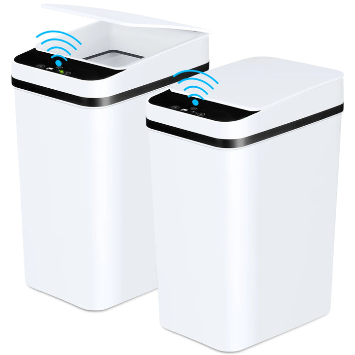 2 Pack 12L Automatic Trash Cans  Motion Sensor