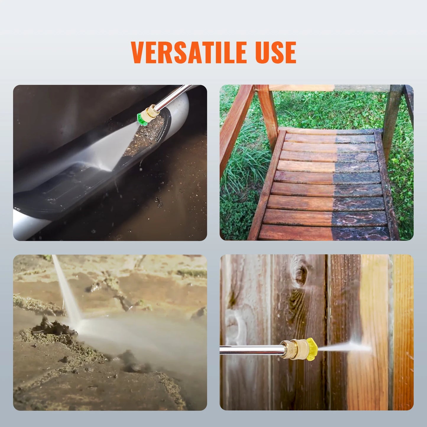 Gas Pressure Washer 3600 PSI  with Copper Spray Gun