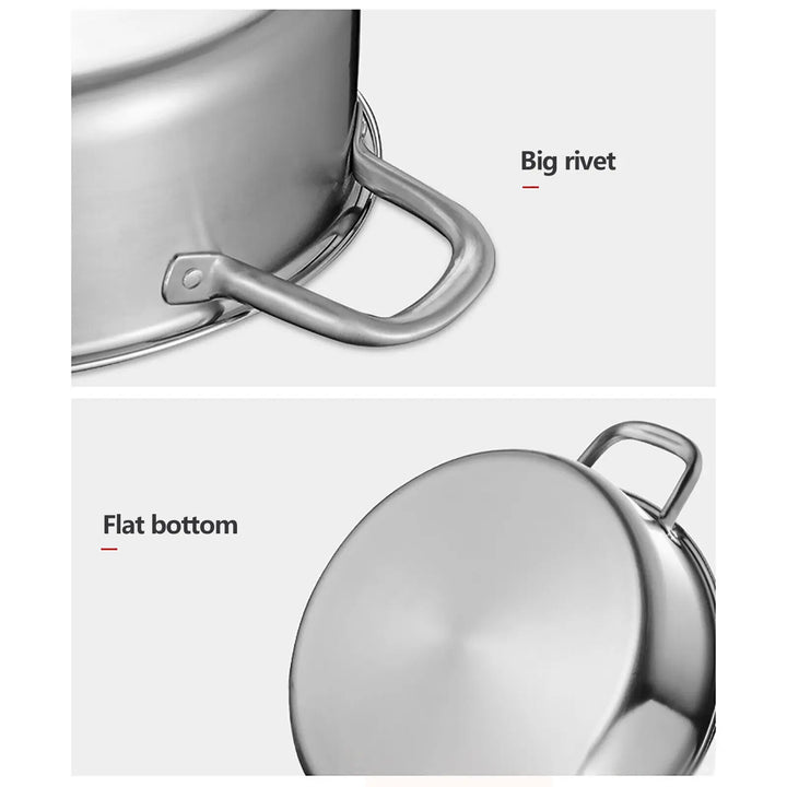 Stainless Steel Dual-Sided Hot Pot  Lid Divider