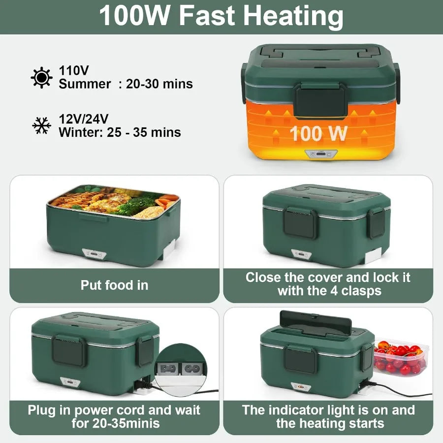 Electric Lunch Box , 12-Layer, Large Heated Lunch Box