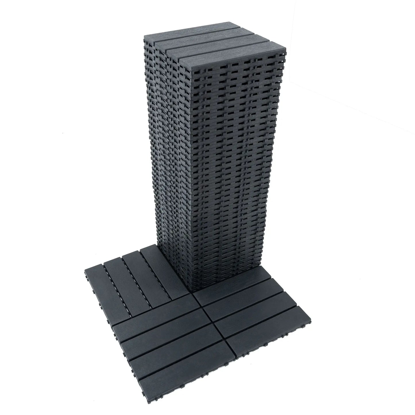 44 Pack Interlocking 12x12 InchDurable Polypropylene