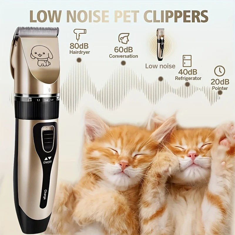 Pet Hair Trimmer Kit Professional Grooming at Home,