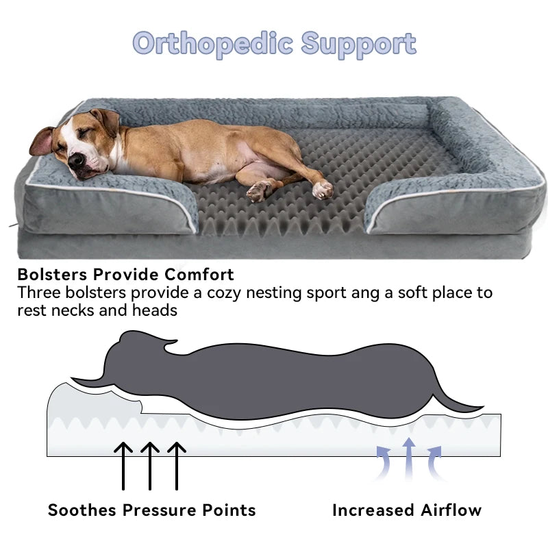 Removable  Dog Bed, Anti-sSip ,Foam Sponge