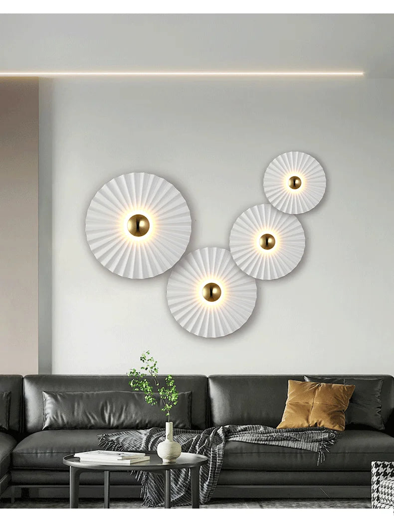 Wall Decor Lamp Living Room Flower Lights