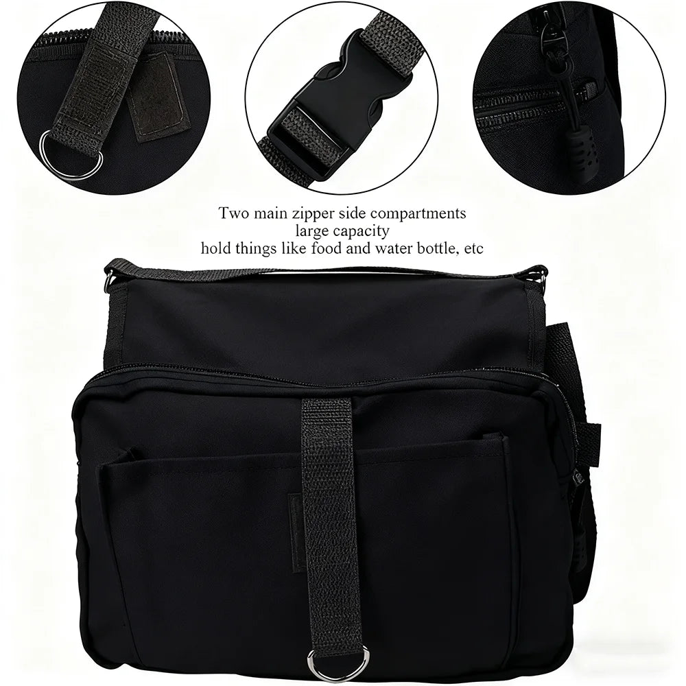 Dog Backpack for Everyday Use Saddle Bag Canvas Vest Camping Backpacks Khaki Pet