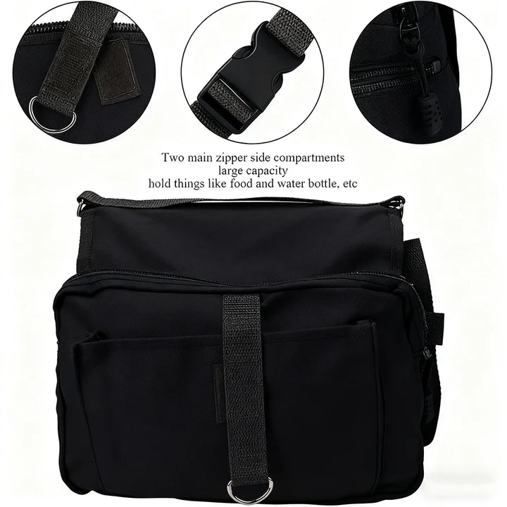 Dog Backpack for Everyday Use Saddle Bag Canvas Vest Camping Backpacks Khaki Pet