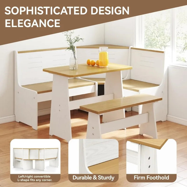 Breakfast Nook Kitchen Corner Dining Table