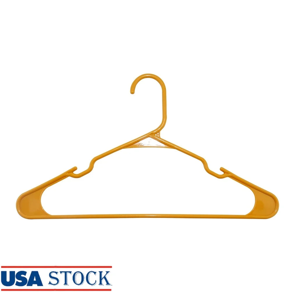 Plastic Notched Hangers Laundry Room Organization