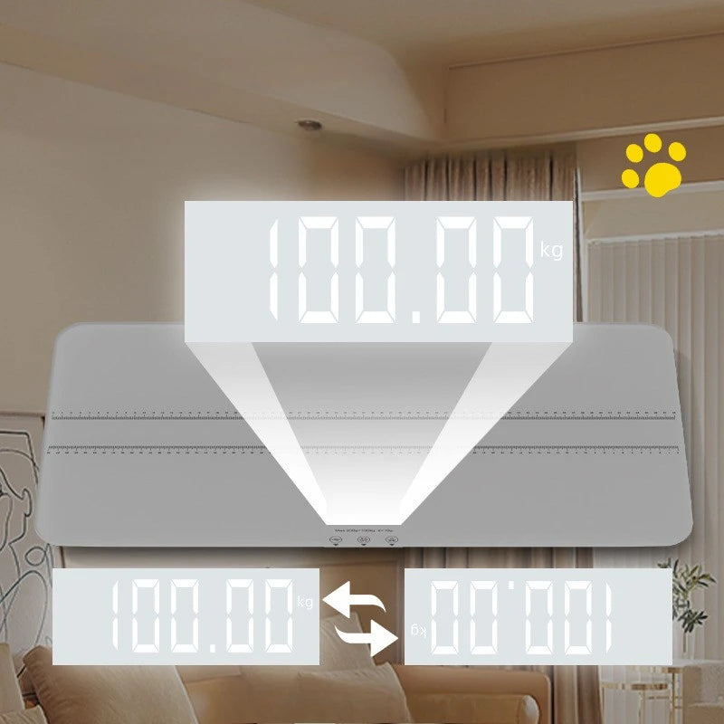 Large Pet Weight Scale Pet Electronic Scale 100kg Large Pet Scale Precision Weighing Device Covering Pets All Sizes Dog Supplies