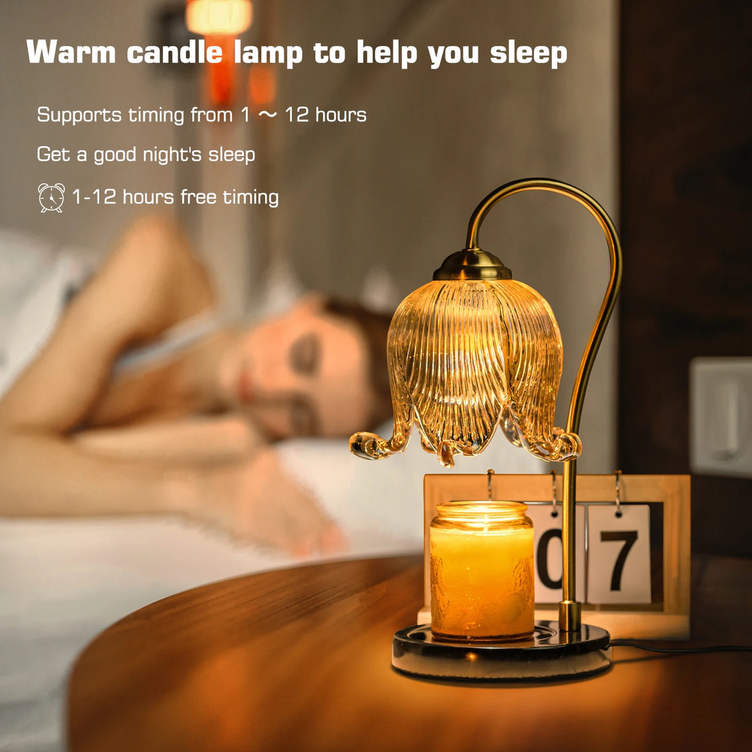 Warm Candle Lamp French Retro Bedroom