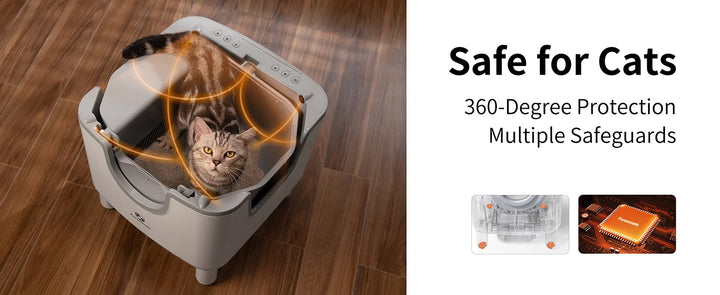 F6 Self-Cleaning Automatic Cat Litter Box