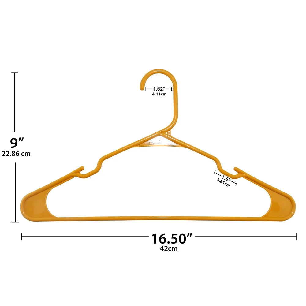 Plastic Notched Hangers Laundry Room Organization