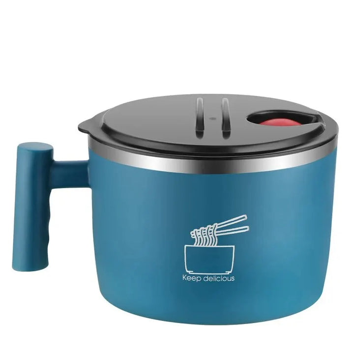 Stainless Steel Bowl W/ Lid For Instant Noodles