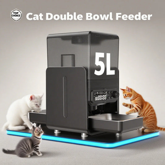 Smart Pet Feeder with Timed &  Automatic Food Dispenser