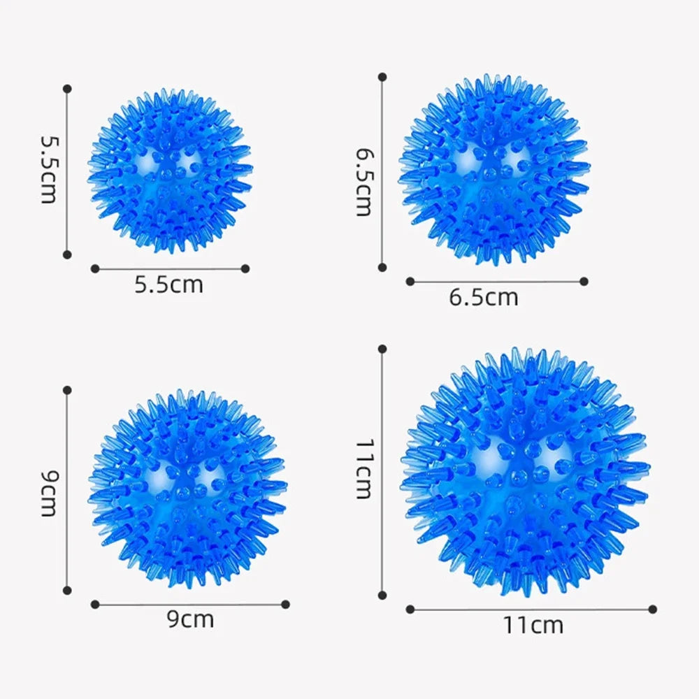 Squeaky Puppy Big Dog Ball Toys for Small Medium Dogs Clean Teeth Pet Chew Toy French Bulldog Corgi mascotas Playing Accessories