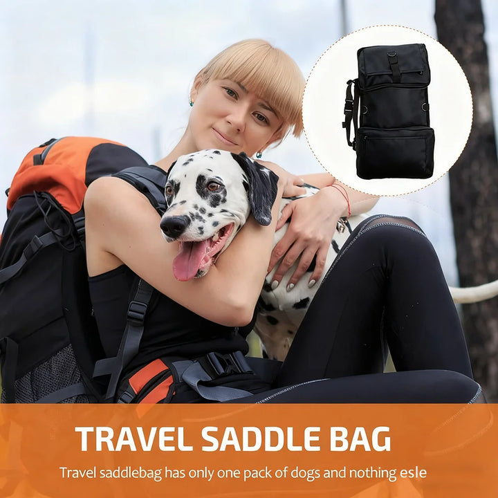 Dog Backpack for Everyday Use Saddle Bag Canvas Vest Camping Backpacks Khaki Pet