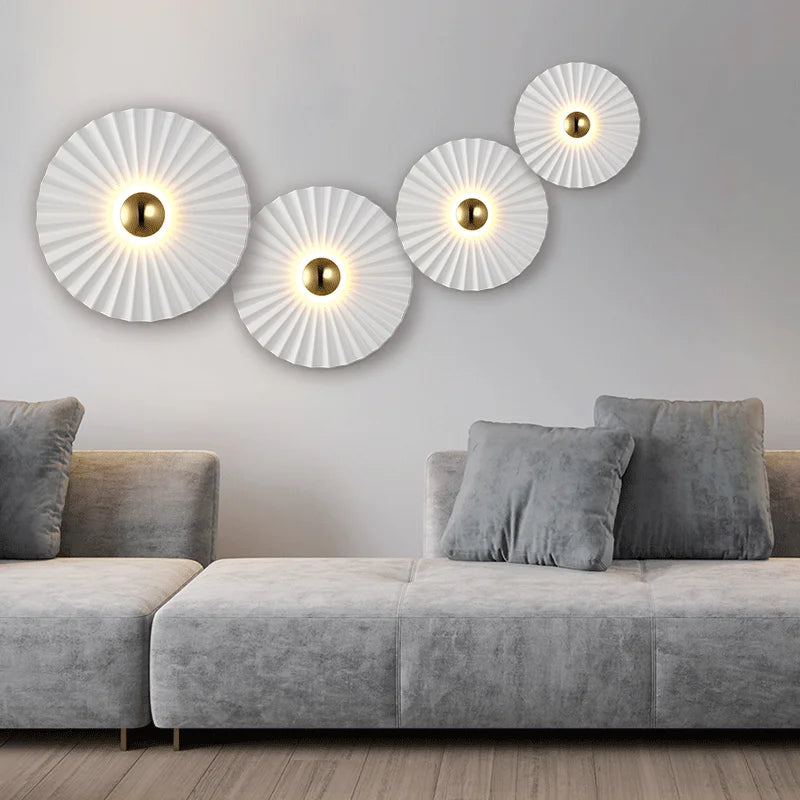 Wall Decor Lamp Living Room Flower Lights