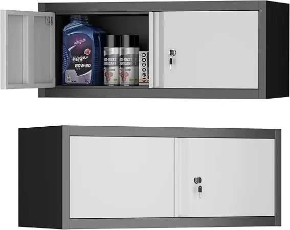 Sturdy Metal Storage Cabinet 65-Slot Organizer