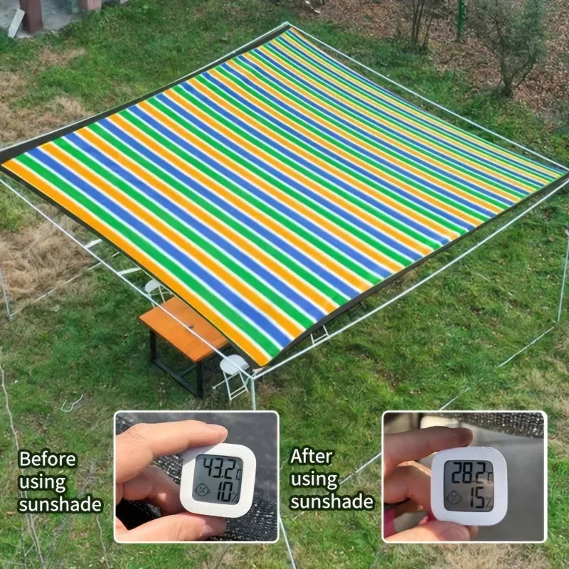 colorful  for outdoor patios, picnics, carports and garden shades