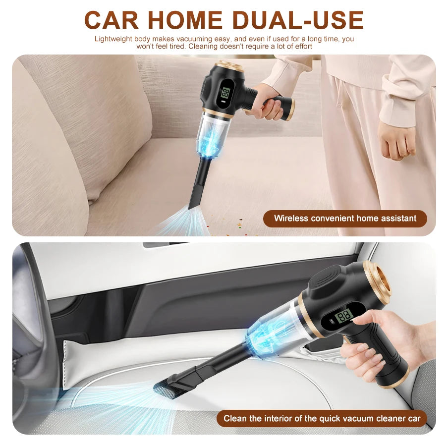 Cordless Handheld Suction Vacuum Cleaner Pet Hair
