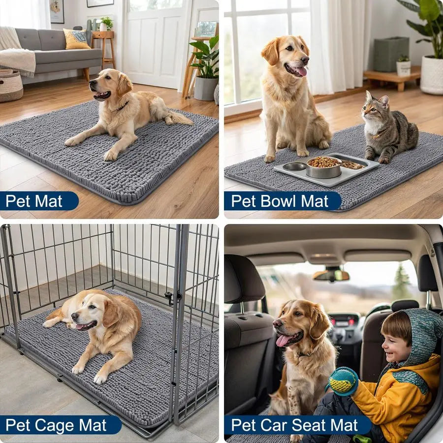 Dog Door Mat  48x30, Dirt Doormat, NonSlip