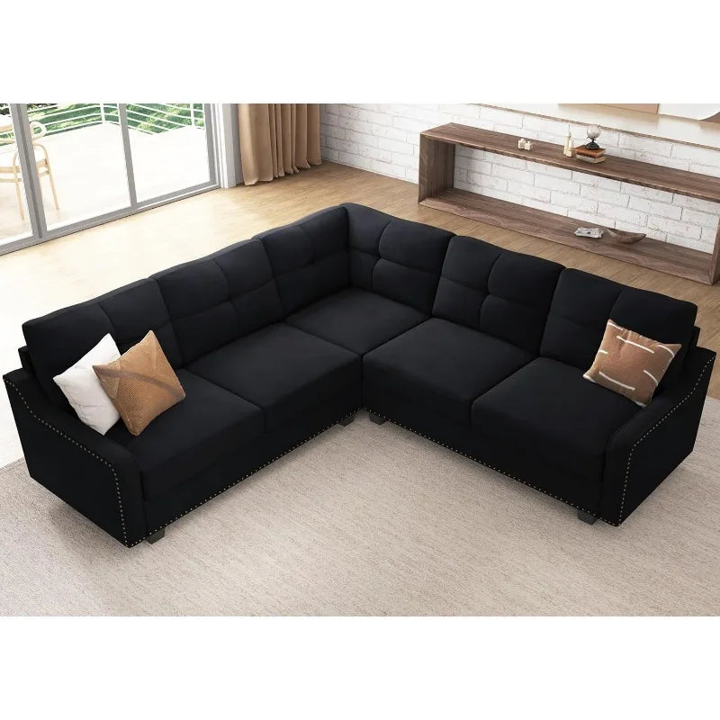 Sectional Sofa  Reversible Sectional Couch for Living Room