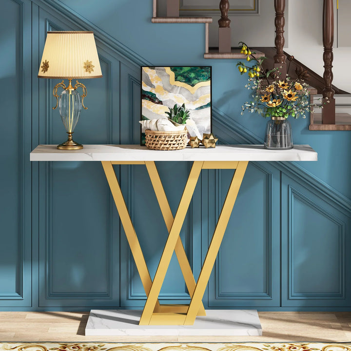 43 Inch Console Table  Living Room Furniture