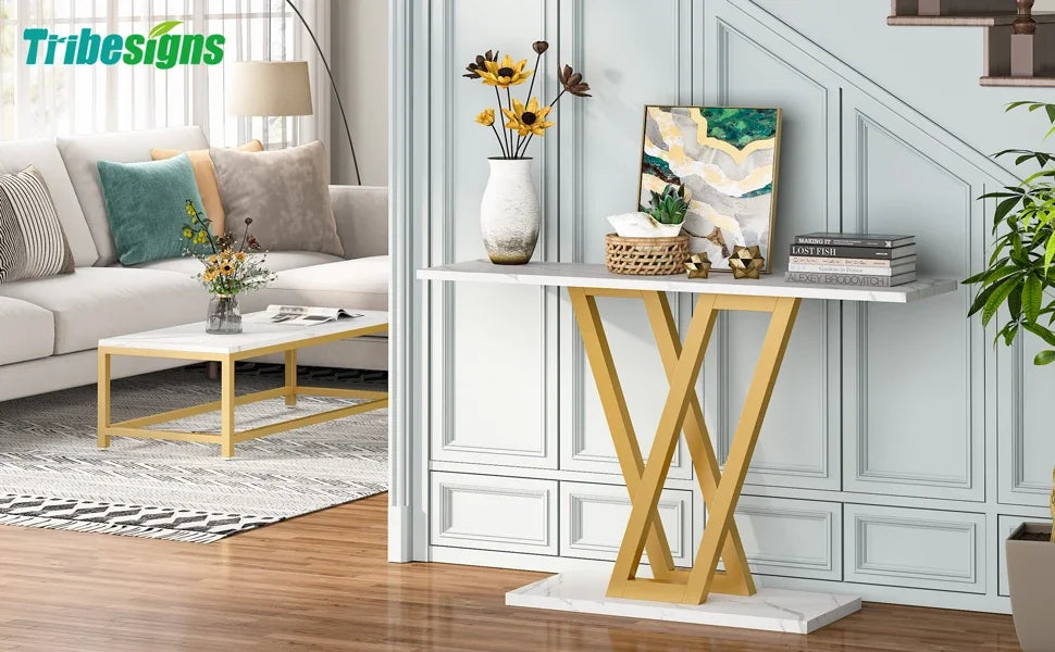 43 Inch Console Table  Living Room Furniture