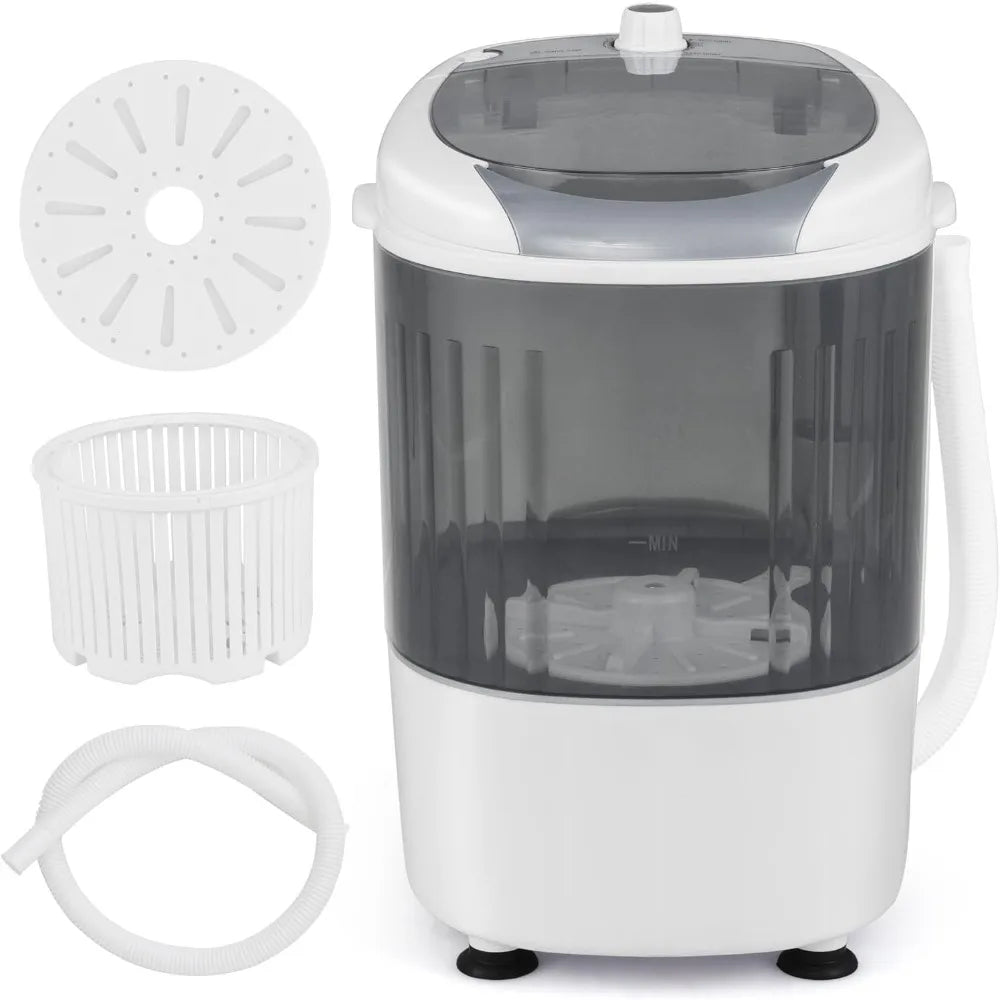 Mini Washer and Dryer Combo, 5.5 Lbs Mini Laundry Washer, Semi-automatic Washing Machine with Drain Hose Mini Washer And Dryer Combo